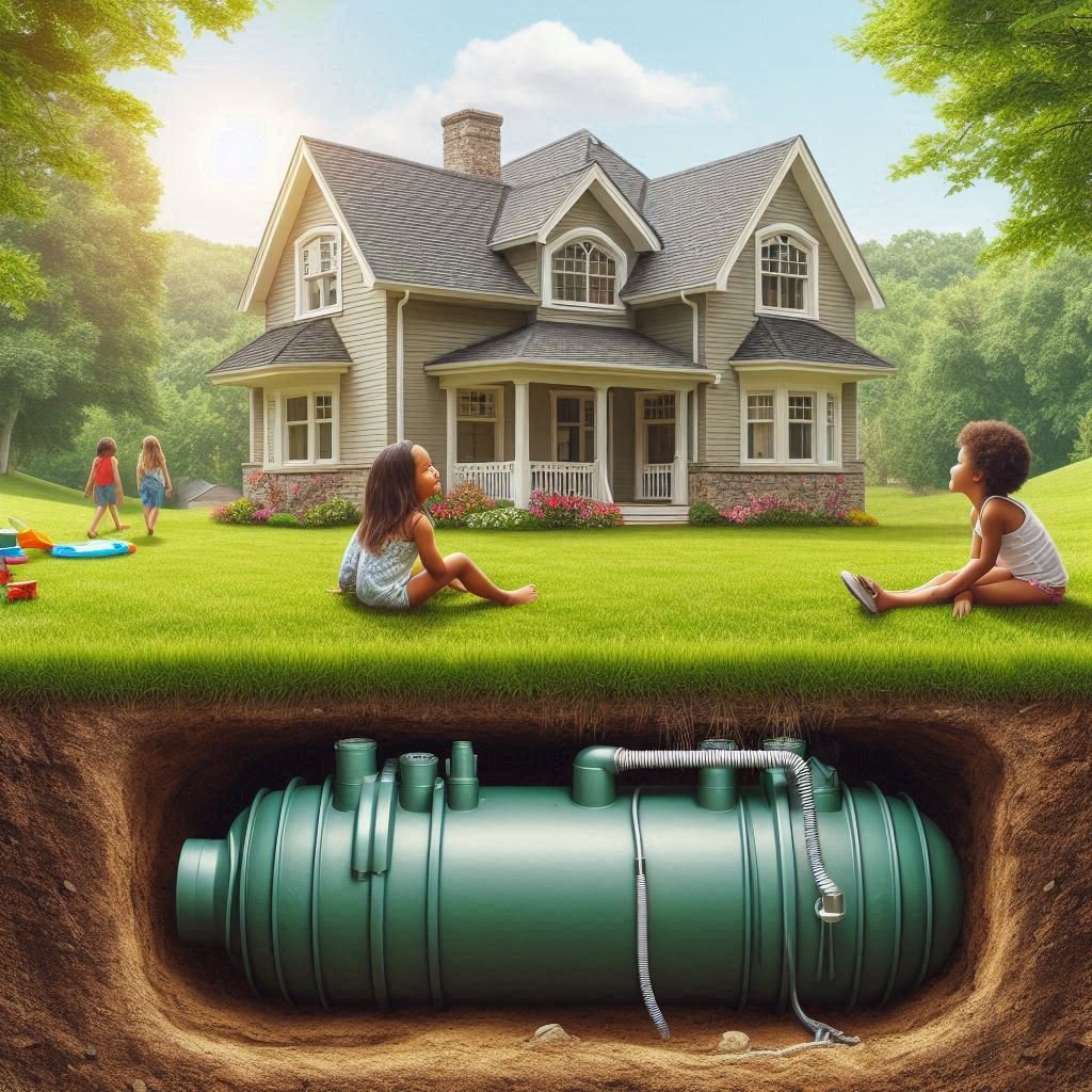 Septic tank remote rural areas