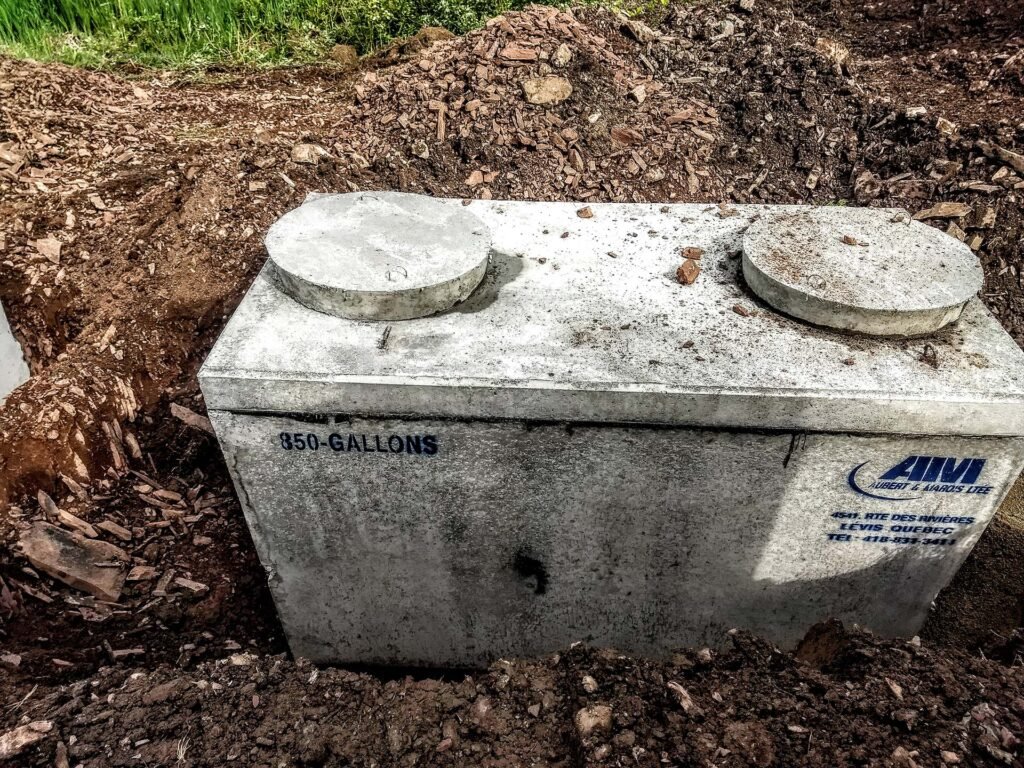 Concrete septic tanks